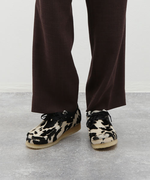 靴 Clalrks Wallabee Hair On black Clarks Originals Men's Wallabee in Black Pony Hair Clarks