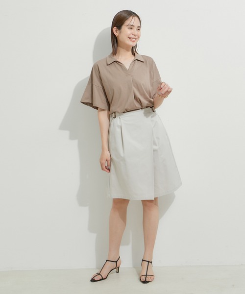 LE CERCLE par rope' tシャツ スキッパーフレアTシャツ レディース