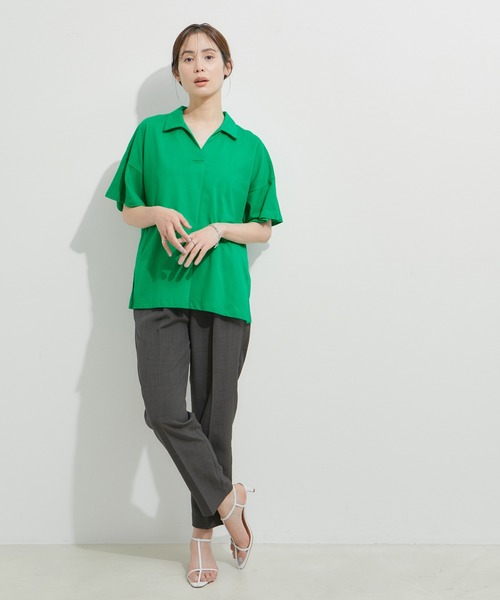 LE CERCLE par rope' tシャツ スキッパーフレアTシャツ レディース