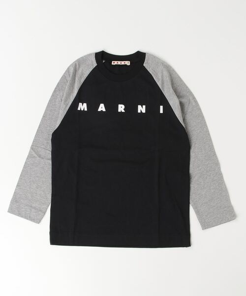 marni カットソー MARNI tシャツ MARNI（マルニ）Kids ＆ Junior ブランドロゴ長袖T
