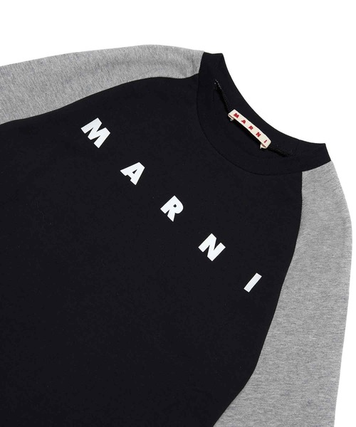 MARNI tシャツ MARNI（マルニ）Kids ＆ Junior ブランドロゴ長袖T