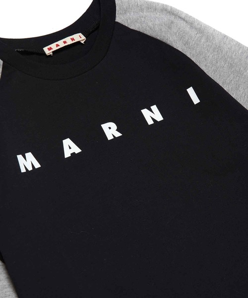 tシャツ Tシャツ MARNI（マルニ）Kids ＆ Junior ブランドロゴ長袖T  