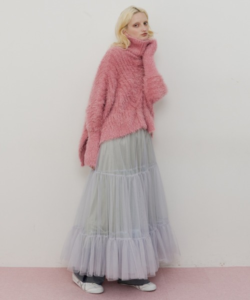 タグ付新品 JU by LA BELLE ETUDE ループモヘアフェザーニット タグ付新品 JU by LA BELLE ETUDE ループモヘアフェザーニット J1U by