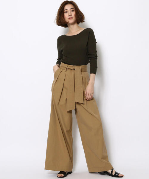 GALERIE VIE 「GALERIE VIE」 Vネックニット S ネイビー