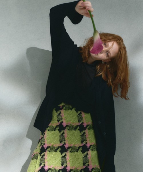 ニット セーター Conte Knit cardigan  コンテニットカーディガン レディース Muel Chic ニット セーター Conte Knit cardigan コンテニット