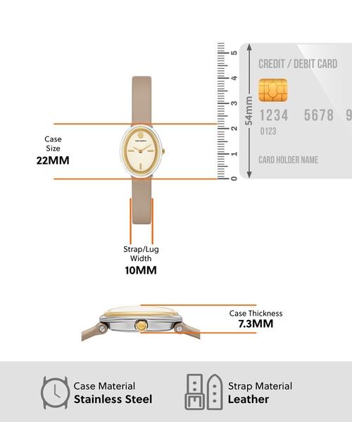 TORY BURCH 腕時計 トリーバーチ レディース アナログ レザー
