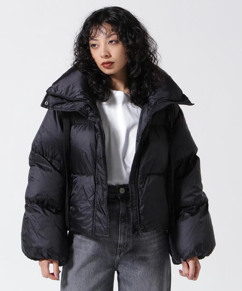 【美品】デュベティカ ダウンコート 美シルエット 大きいサイズ XL パープル 美品】デュベティカ ダウンコート 美シルエット 大きいサイズ XL