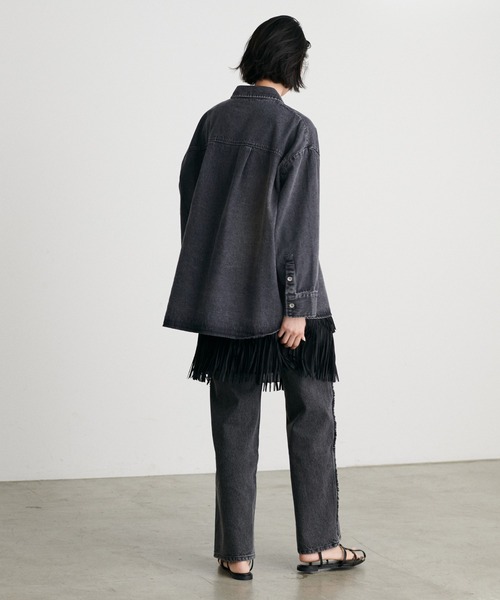 larutaオーバーデニムシャツ LARUTA｜デニムオーバーシャツ | Rakuten Fashion(楽天