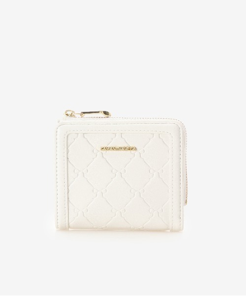 「大人気 新入荷 新品」に該当するファッション通販 Samantha Vega 財布 スタンピングリボン折財布 レディース 小物