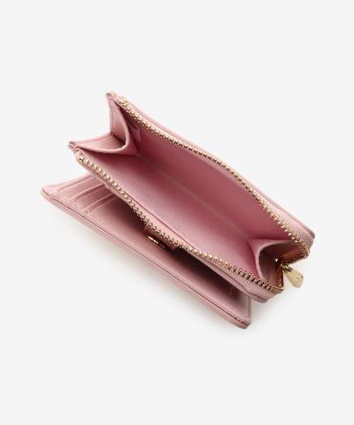 【SAMANTHAVEGA】スタンピングリボン折財布*すぐ届く Samantha Vega 財布 スタンピングリボン折財布 レディース