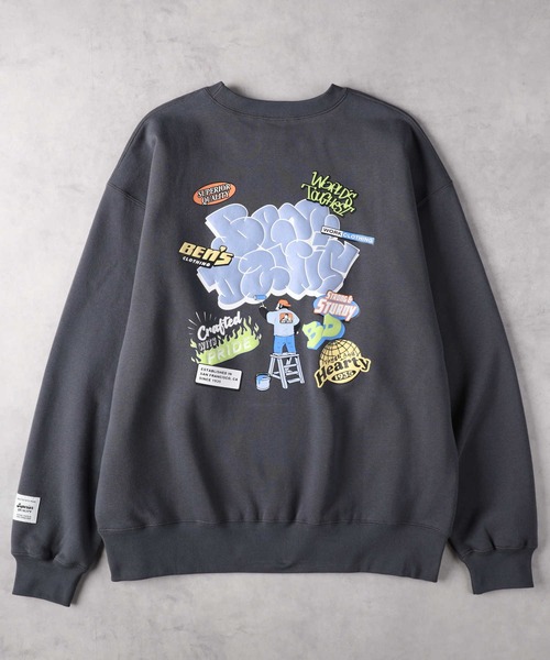 Right-on トレーナー スウェット 「BEN DAVIS」別注 バック