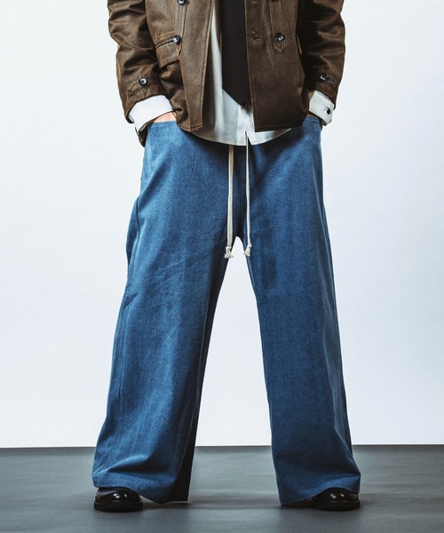 NO ID.（ノーアイディー） ワイドパンツ ジーンズ 「NO ID.」Denim