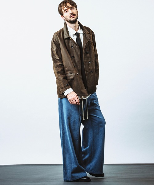 NO ID.（ノーアイディー） ワイドパンツ ジーンズ 「NO ID.」Denim