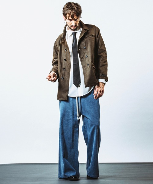 NO ID.（ノーアイディー） ワイドパンツ ジーンズ 「NO ID.」Denim