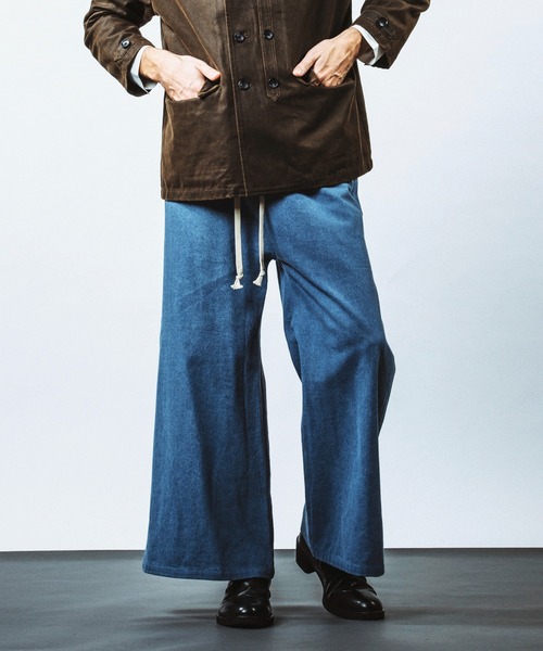 NO ID.（ノーアイディー） ワイドパンツ ジーンズ 「NO ID.」Denim