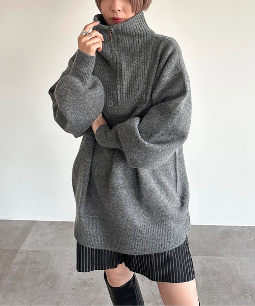 「apres jour mignon」 ブルゾン X-LARGE チャコールグレー レディース_画像2