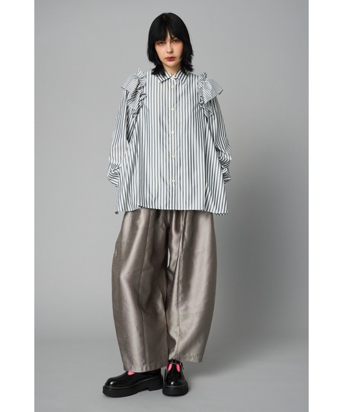 HeRIN.CYE ブラウス シャツ Frill sleeve shirt フリルスリーブシャツ