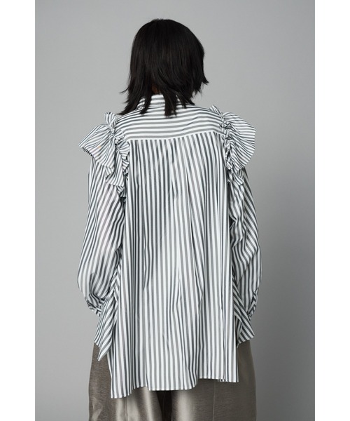 HeRIN.CYE ブラウス シャツ Frill sleeve shirt フリルスリーブシャツ