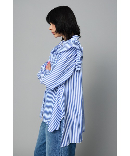 HeRIN.CYE ブラウス シャツ Frill sleeve shirt フリルスリーブシャツ
