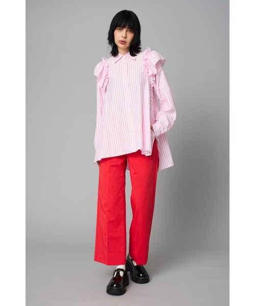 HeRIN.CYE ブラウス シャツ Frill sleeve shirt フリルスリーブシャツ