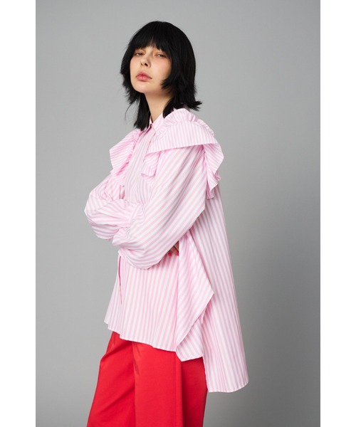 HeRIN.CYE ブラウス シャツ Frill sleeve shirt フリルスリーブシャツ