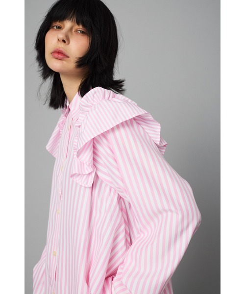 HeRIN.CYE ブラウス シャツ Frill sleeve shirt フリルスリーブシャツ