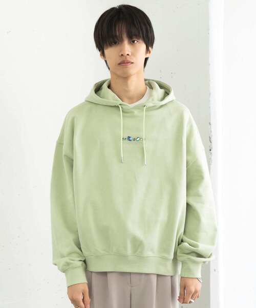 SENSE OF PLACE by URBAN RESEARCH パーカー Gem Stone Cropped Hoodie