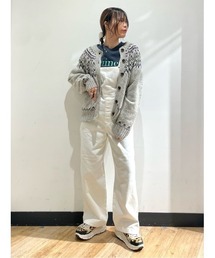 C WORKS シーワークス　オーバーオール　サロペット　オフホワイト　デニム Dickies（ディッキーズ） サロペット オーバーオール 「Dickies