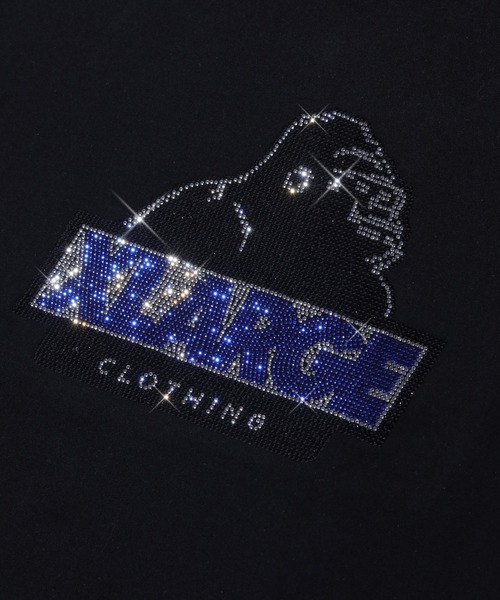 XLARGE（エクストラ ラージ） tシャツ RHINE STONE SLANTED OG S/S TEE