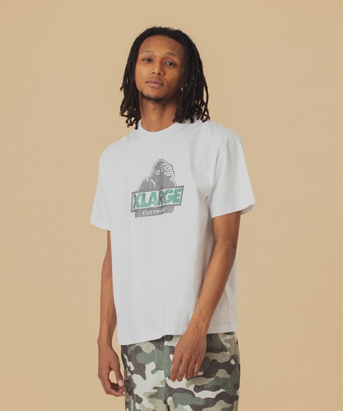 XLARGE（エクストラ ラージ） tシャツ RHINE STONE SLANTED OG S/S TEE