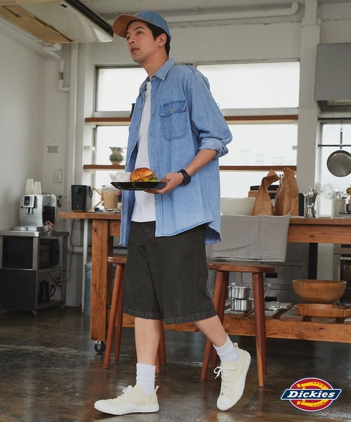 サスクワッチファブリクスハーフパンツディッキーズセット Dickies パンツ Dickies/ディッキーズ T/Cツイル イージーハーフ
