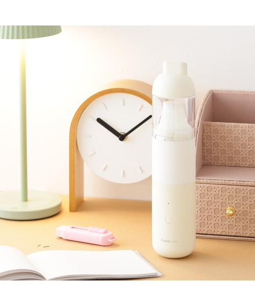 Francfranc（フランフラン） ハンディクリーナー＆エアダスター ピンク