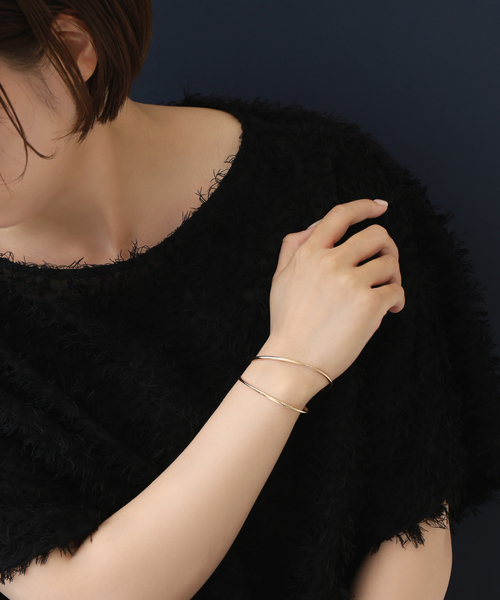 Lilas ブレスレット 「追加」2.5パイプC型バングル K10
