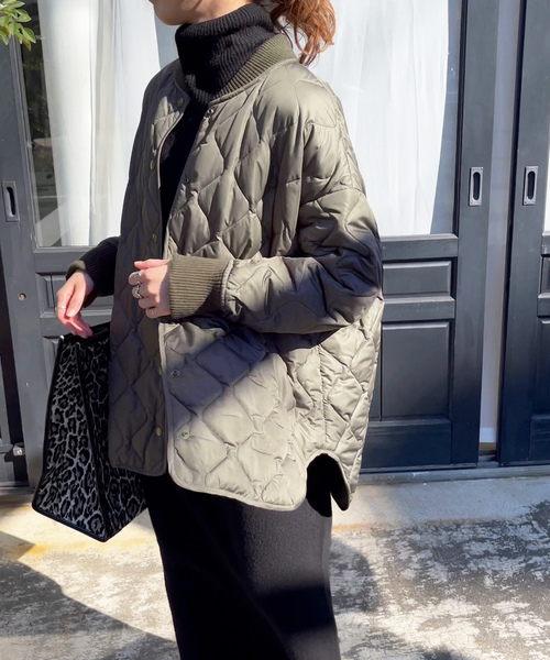 スピックアンドスパン　カーキブルゾン Spick＆Span（スピック アンド スパン） 「Spick & Span」 ジップ