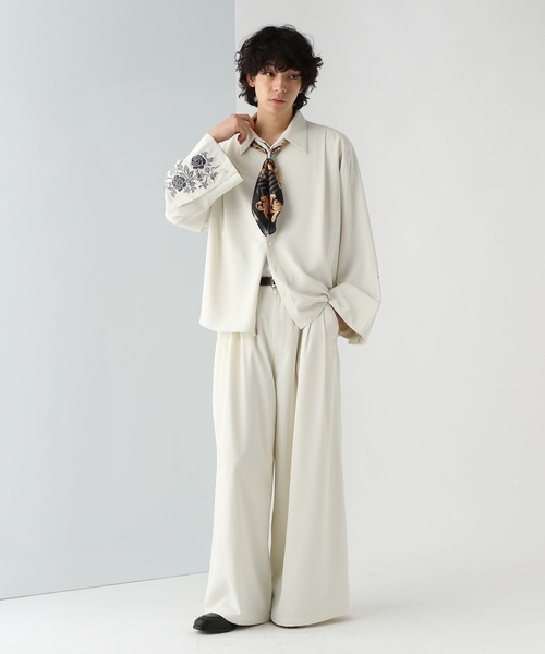 【SET UP対応】DABOルーズワイドパンツ(HARE) HARE スラックス 「SET UP対応」DABOルーズワイドパンツ(HARE