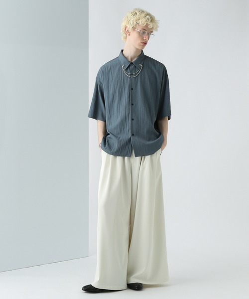 HARE スラックス 「SET UP対応」DABOルーズワイドパンツ(HARE