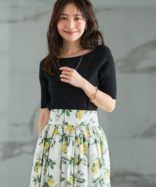 La boutique Bonbon ニット セーター 「お上品スパンコール