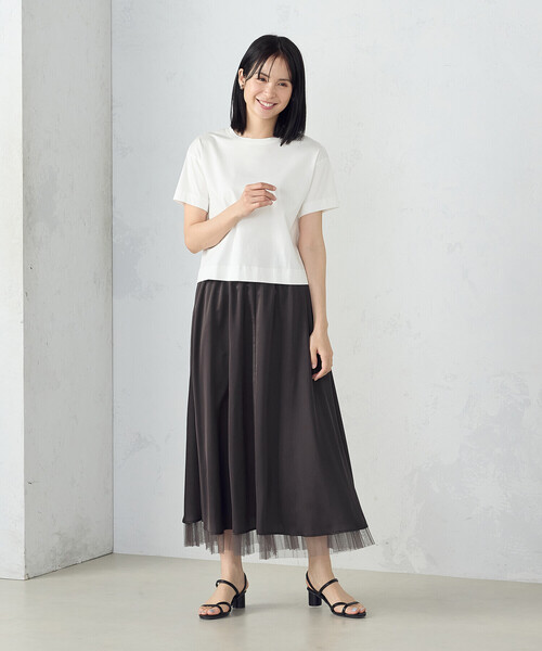 COMME CA ISM（コムサイズム） ロング スカート 夏 「リバーシブル