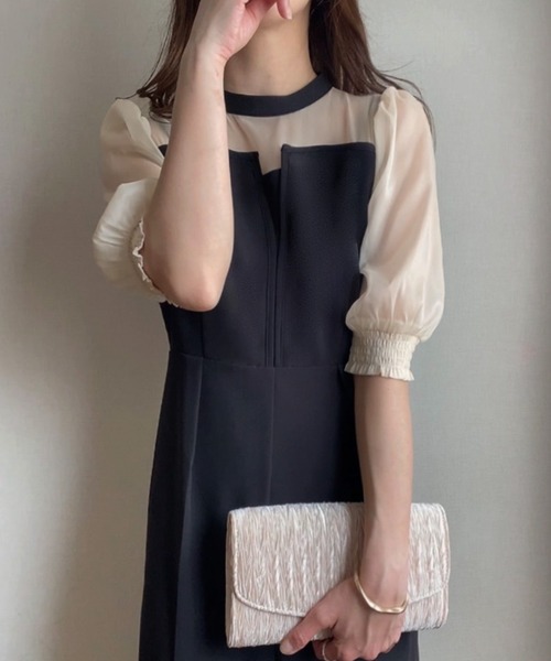 JUNOAH サロペット オーバーオール シアードッキング