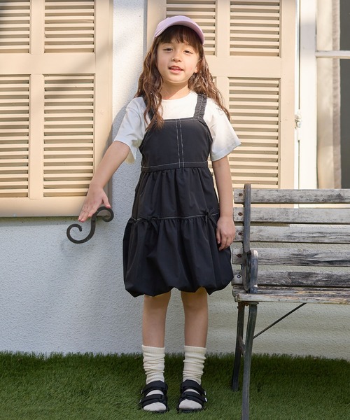 Piet ワンピース リボンバルーン キャミワンピース キッズ 子供