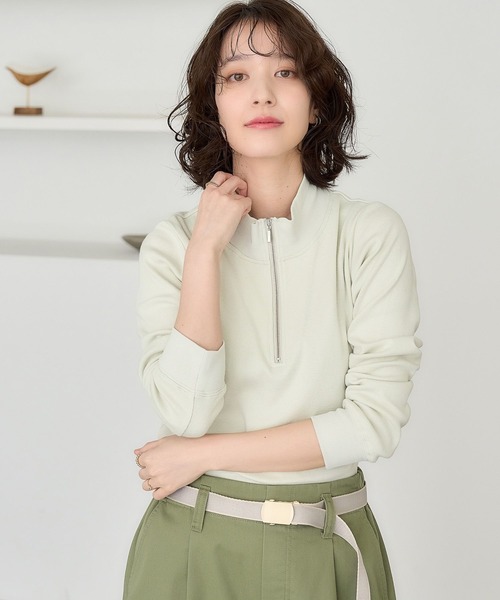 studio CLIP（スタディオクリップ） tシャツ 「days」ハーフジッププル