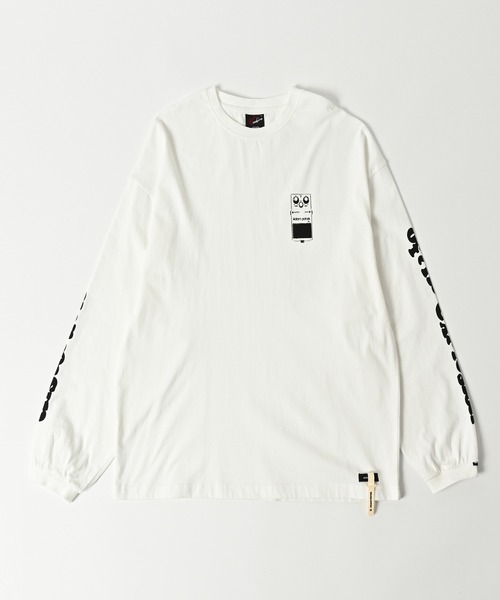 tシャツ ADAMPATEK/distortion long sleeve T/エフェクタープリントロングスリーブTシャツ(AP2514016) レデ ADAM PATEK tシャツ ADAMPATEK/distortion long sleeve T