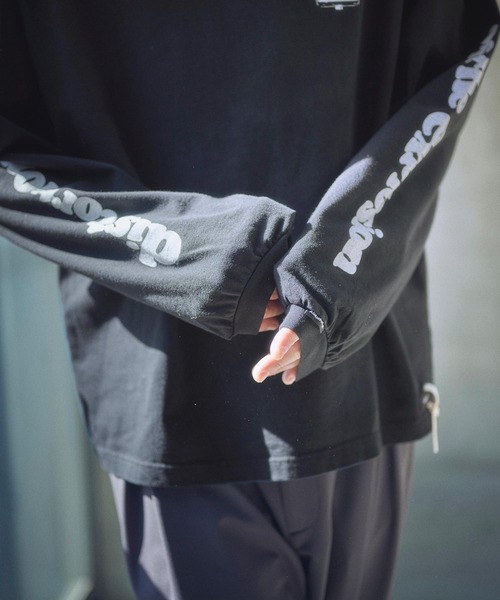 ADAM PATEK tシャツ ADAMPATEK/distortion long sleeve T