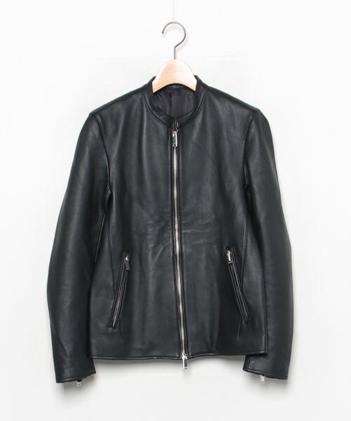 STUDIOUS（ステュディオス） レザーブルゾン 2 ブラック メンズ