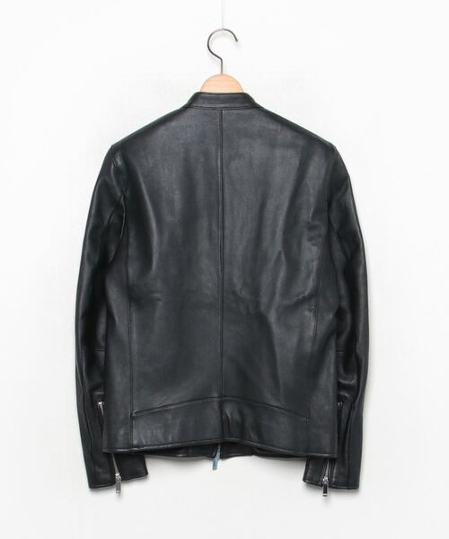 STUDIOUS（ステュディオス） レザーブルゾン 2 ブラック メンズ