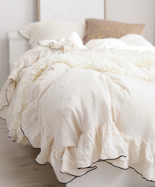 Francfranc（フランフラン） ベッド 寝具 ふんわりやわらか フリル