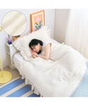 ベッド 寝具 ふんわりやわらか フリルガーゼ ...の詳細画像5