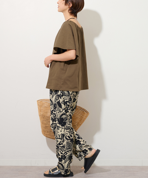 ジャカードダミエ ショートスリーブコットンクルーネック 関税込 louis-vuitton-jacquard-damier-
