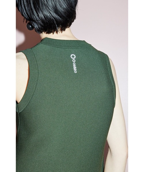 OMMO（オーエムエムオー） ワンピース TENT LINE BLOCKING KNIT OP