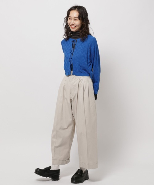 「niko and...」 チノパンツ LARGE ベージュ レディース